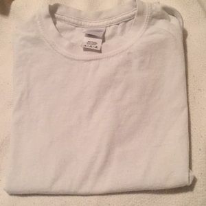Boys white short sleeve T-shirt